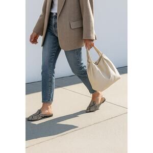 Seychelles Snakeskin Pointed Toe Mules Slip-On Flats Women’s 7.5 NWOT